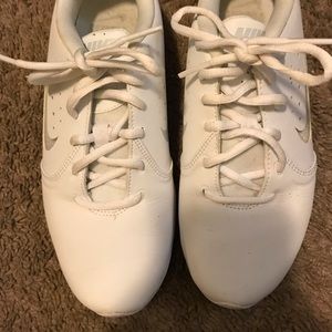 White Nike Cheerleading Shoes